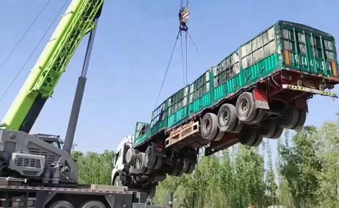 北塔区道路脱困救援案例